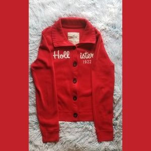 Hollister button down sweater